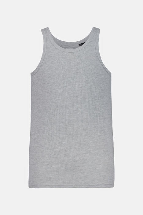 Tank Top, Rippe, ärmellos, bis 8XL