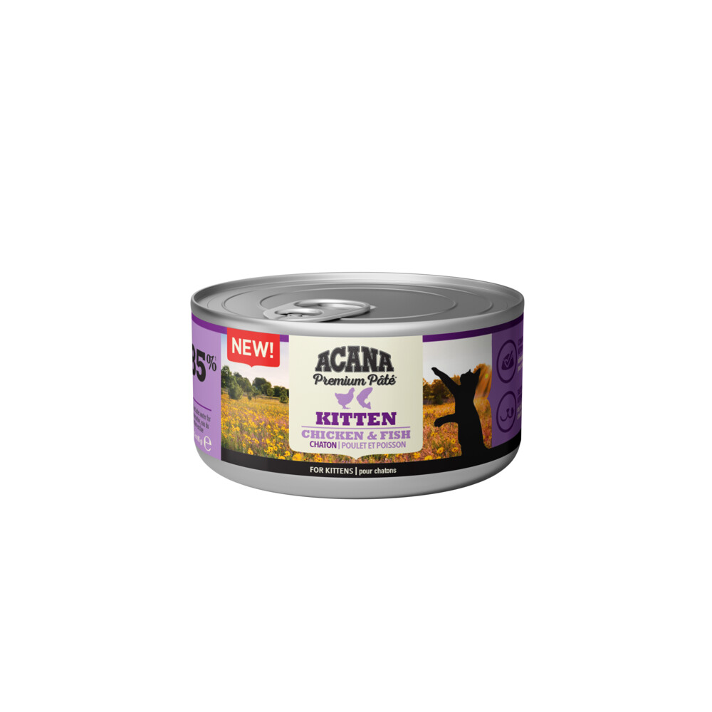 24x Acana Premium Pâté KittenKip & Vis85 gr