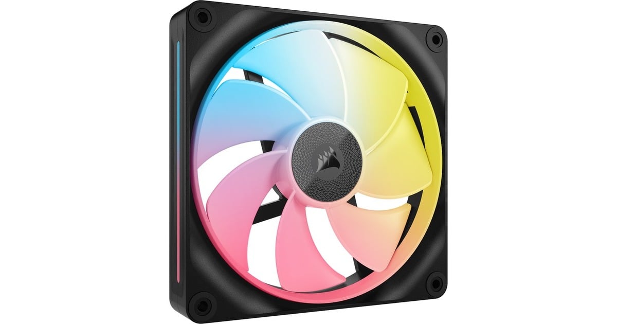 CorsairiCUE LINK LX140-R RGB Reverse case fan  (Zwart, 140 x 140 x 25 mm, PWM)