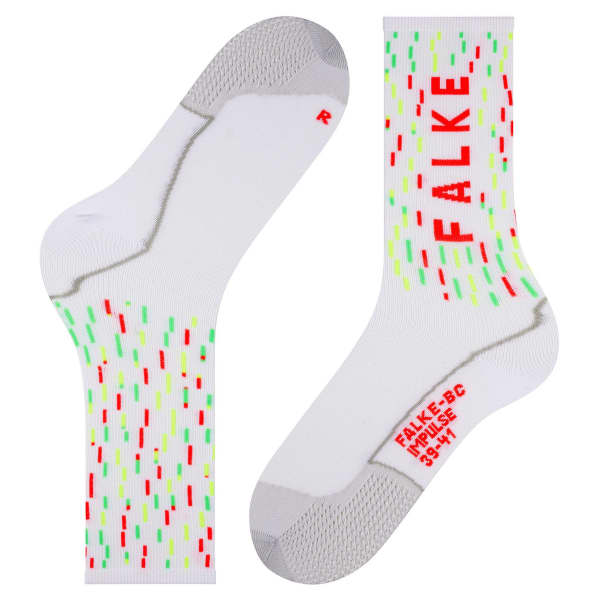 Chaussette vélo FALKE BC IMPULSE PELOTON WHITE
