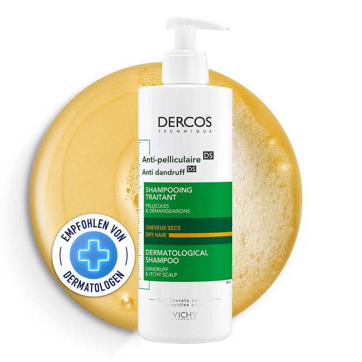 Vichy Dercos Anti-Schuppen Shampoo trockene Kopfhaut, 390 ml