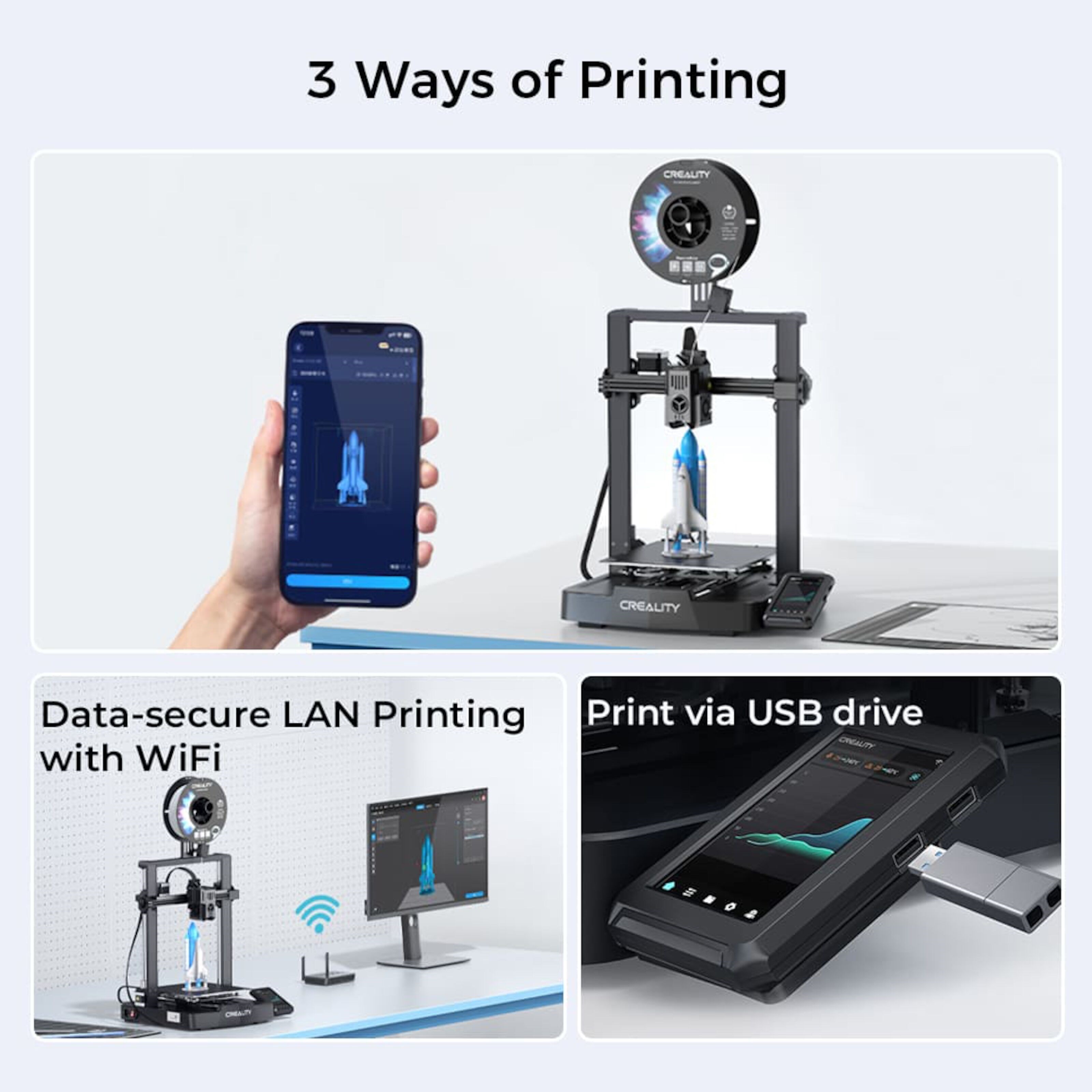 Creality Ender 3 v3 KE 3D-skriver