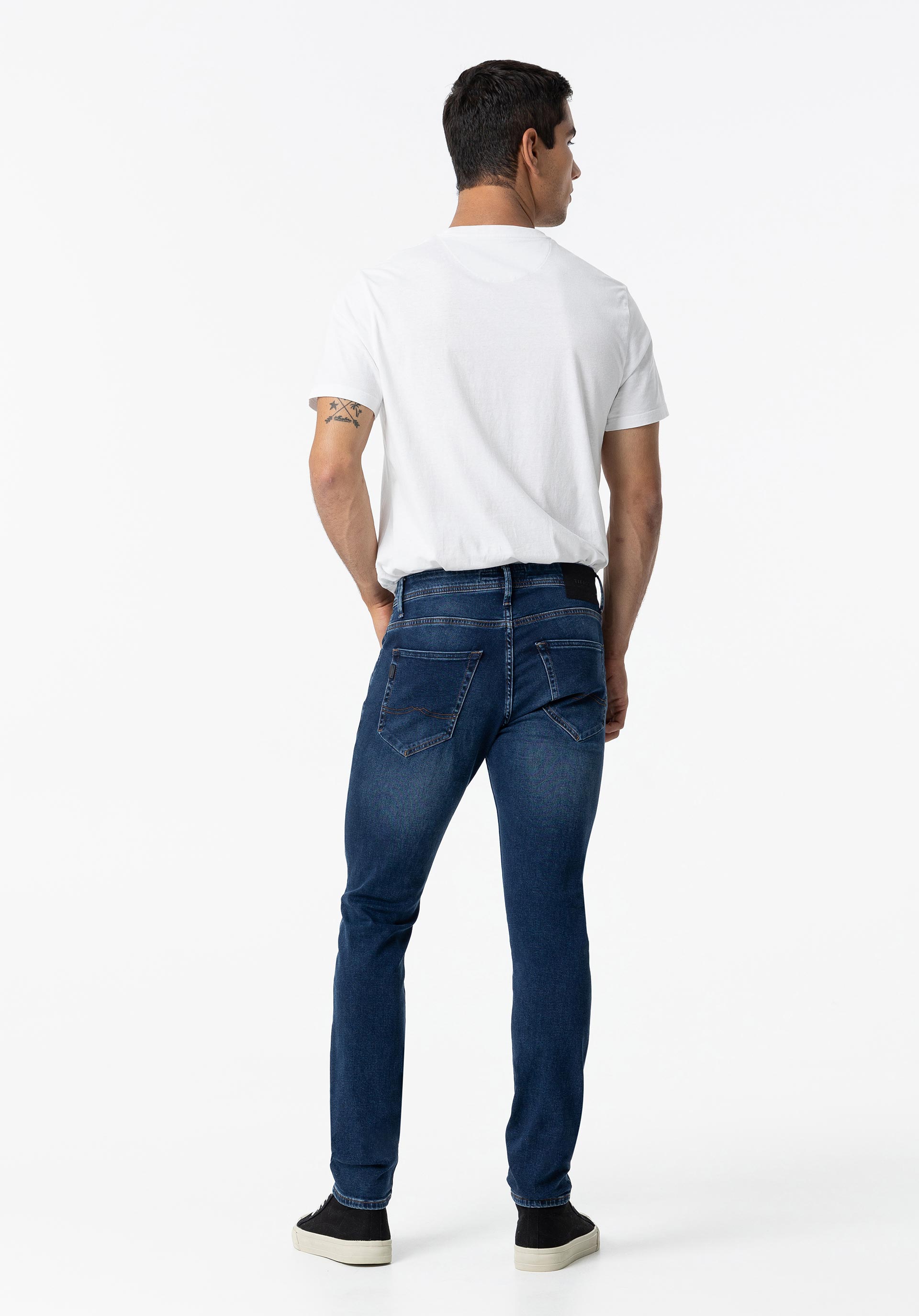 Jeans Indigo Knit Super Slim