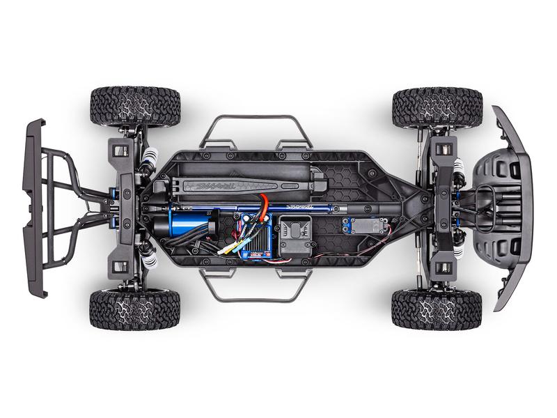 Traxxas Short Course Truck Ford F-150 Raptor R Schwarz, ART Scale Off-Road Ford F-150 Raptor Pick-up RC Modell mit Brushless Antrieb