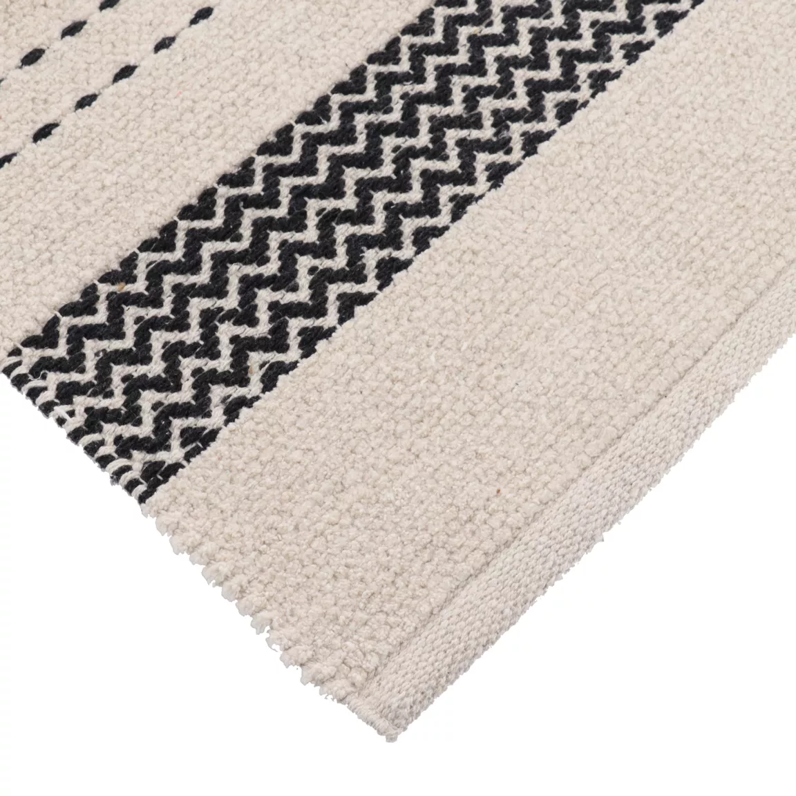 Tapis de bain coton (45 x 90 cm) Saint Leu Noir