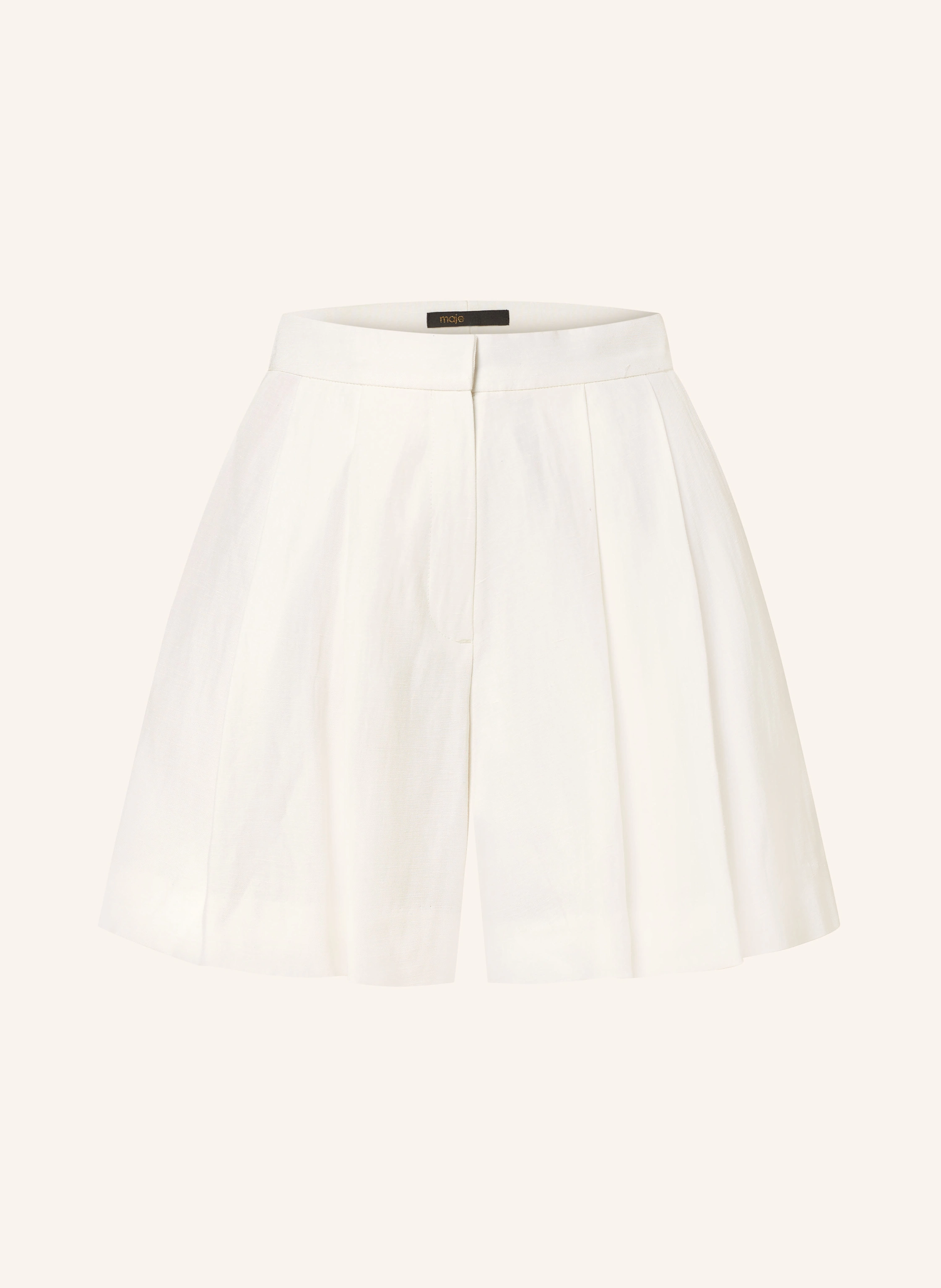 maje Shorts mit Leinen