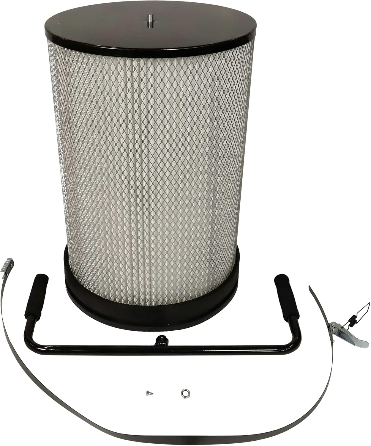 vhbw Feinstaubfilter kompatibel mit HBM 100 Absauganlage - Feinstaub-Filterpatrone mit Reinigungsbürste