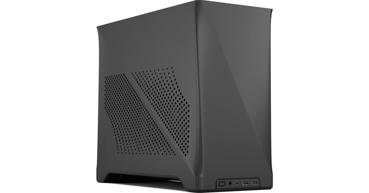 Fractal DesignEra 2 Charcoal mini tower behuizing  (Donkergrijs | 2x USB-A | 1x USB-C)
