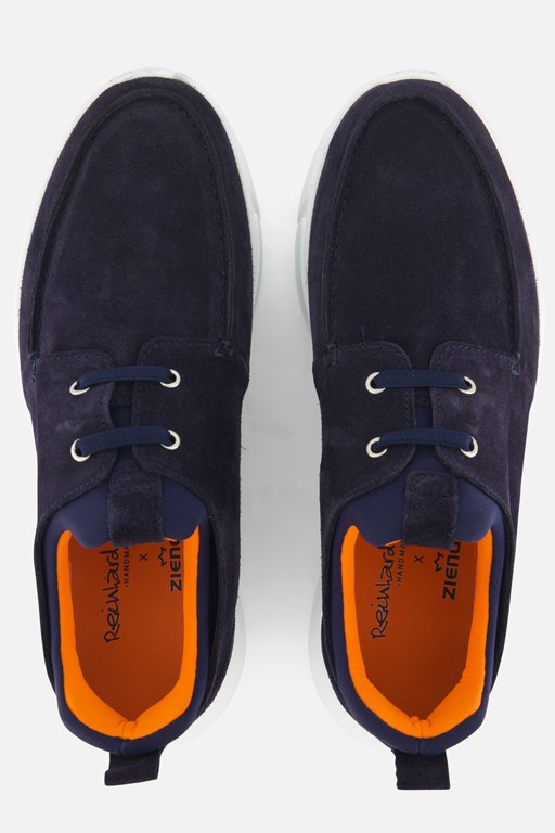 RF X Ziengs Soho Sneakers blauw Suede