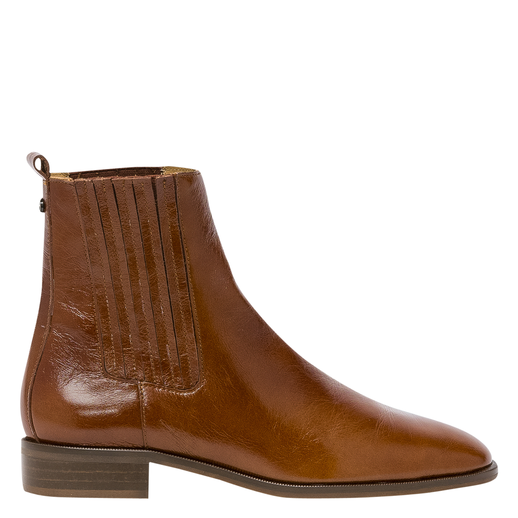STACY - Boots en cuir | Marron