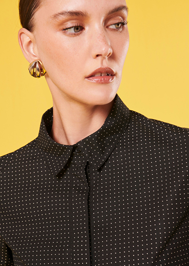 Chemise Camillenoire à pois