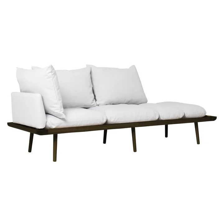 Umage - Lounge Around 3-Sitzer Sofa, Eiche dunkel / sterling
