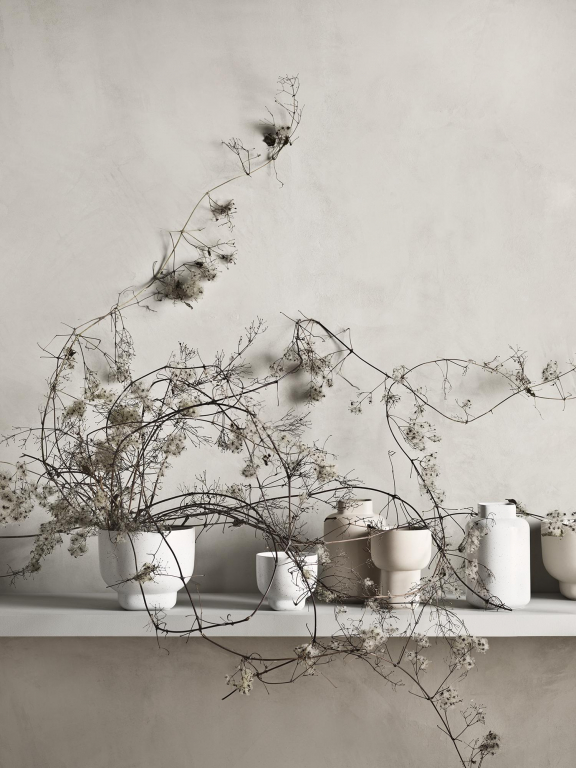 Bolia Forma vaas medium beige