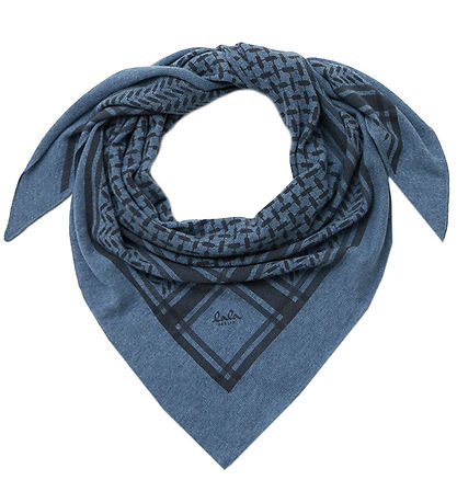 Lala Berlin Schal - 162x85 - Dreieck Trinity - Vela/Antracit