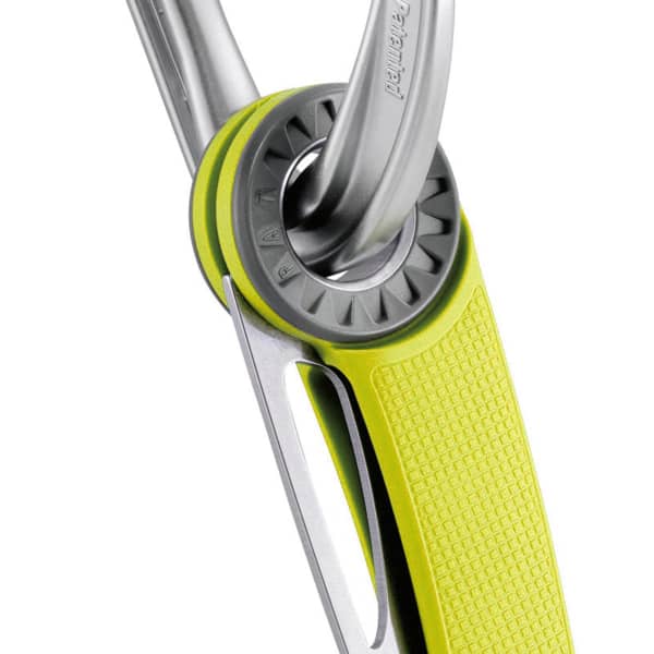 Couteau escalade PETZL SPATHA JAUNE