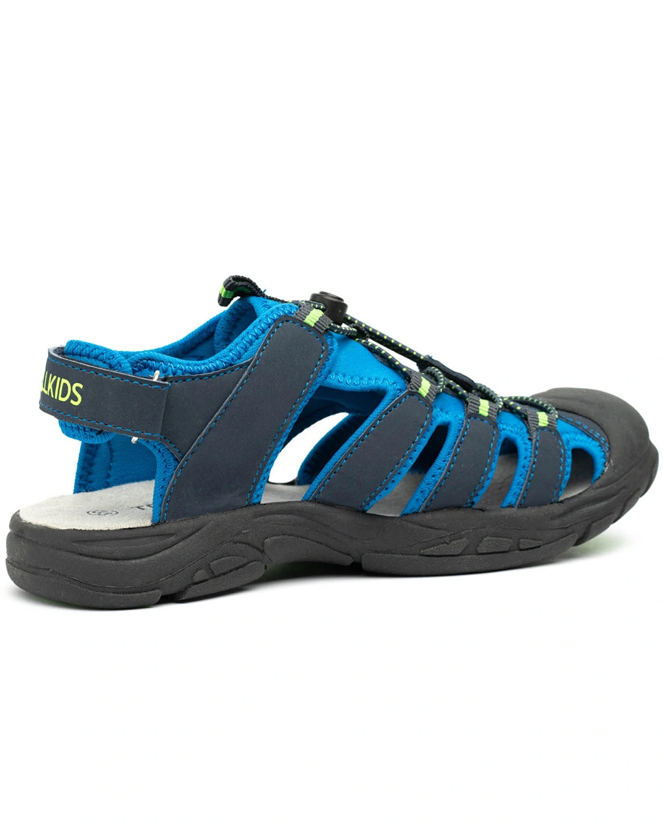 Trekking-SandaKids KVALVIKA in navy/viper green