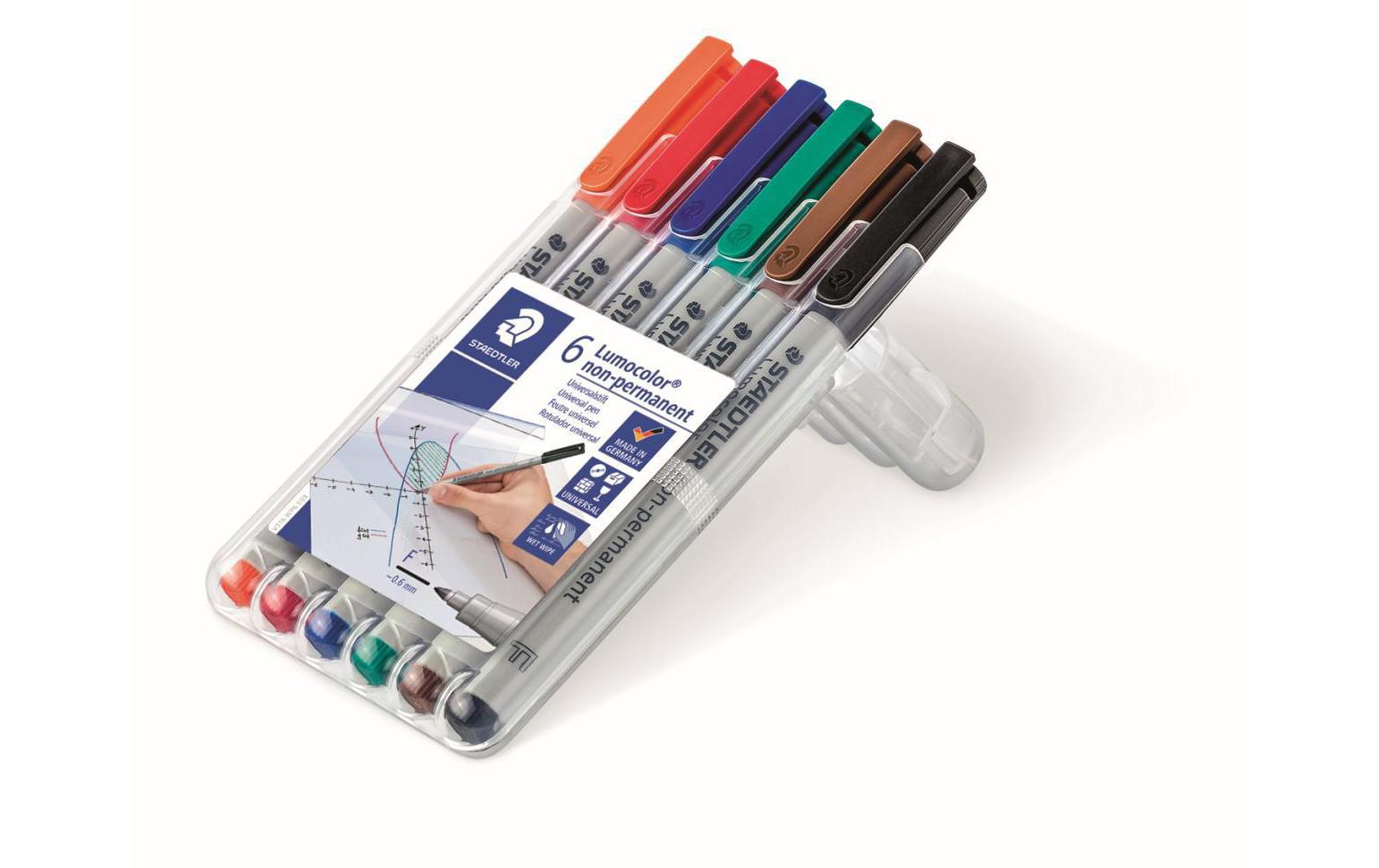 Folienstift Lumocolor 316 F 6er-Set, wasserlöslichFolienstift