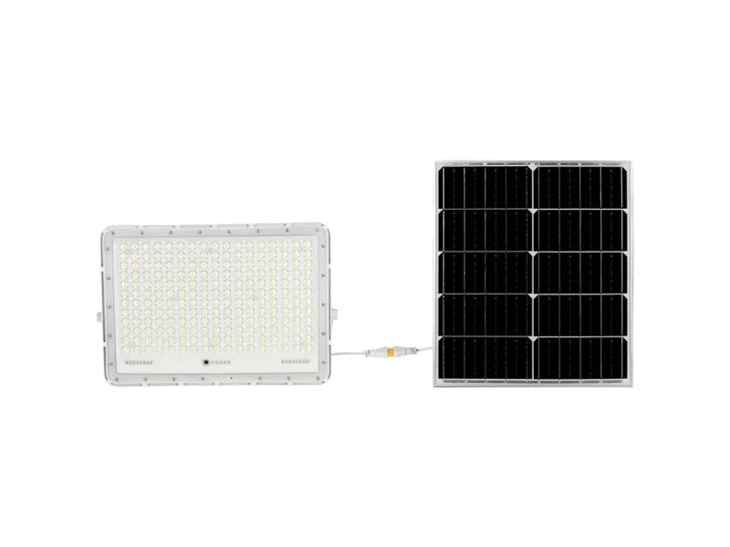 V-TAC VT-240W-W 7847 LED-flugtlys, Solcellemodul 30 W Koldhvid Hvid