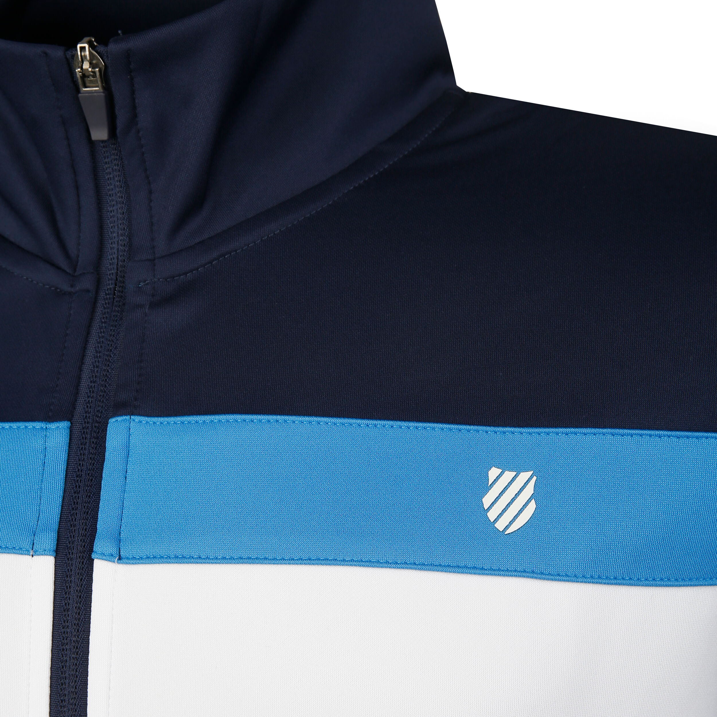 K-Swiss Core Team Veste De Survêtement Hommes - Bleu Foncé , Blanc