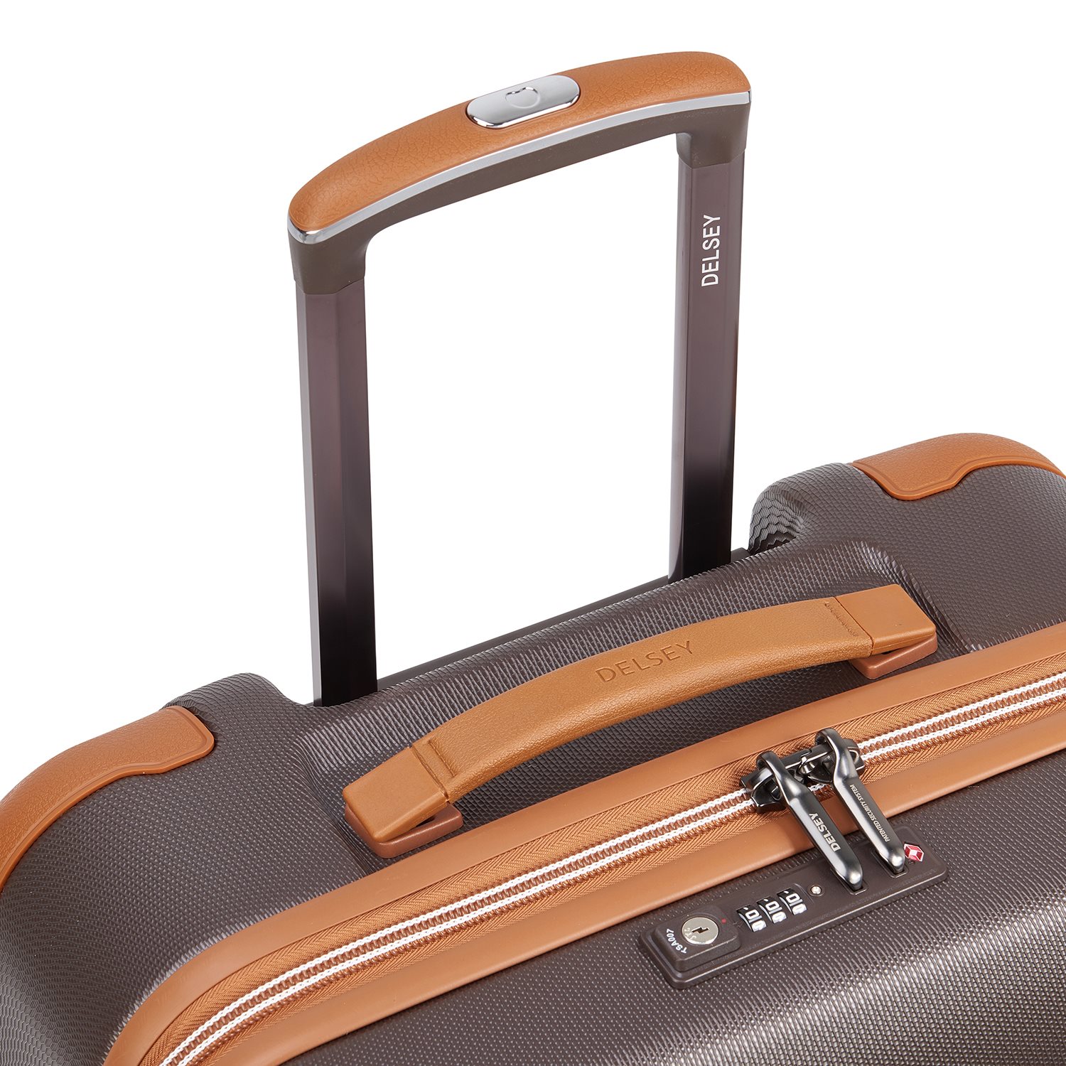 Delsey Chatelet Air 2.0 4 Wheel Medium Trolley 66 marron