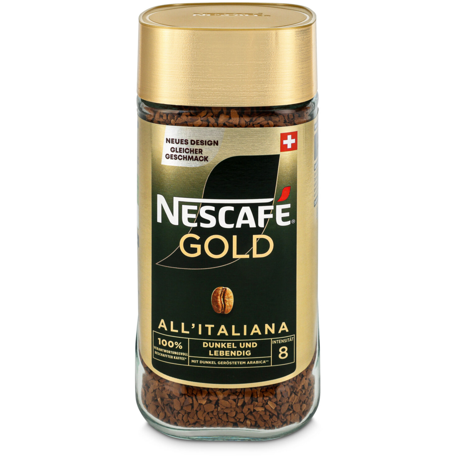 Nescafé Gold Instantkaffee all'italiana Glas