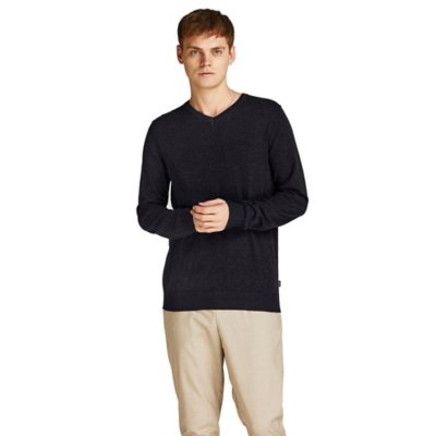 Pull homme Jjeemil Knit V-Neck Noos JACK JONES