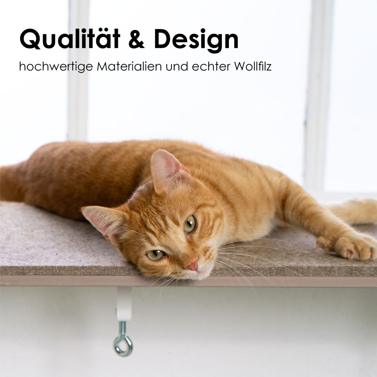 LucyBalu VIEW Katzen Fensterbankliege sand