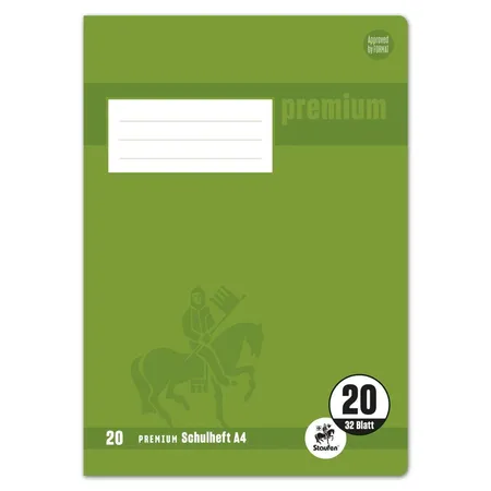 Staufen Premium Schulheft Lin20 A4 32 Blatt 90g/qm blanko