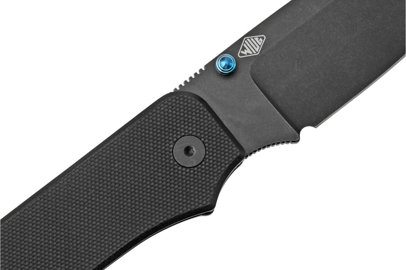 WE Knife Big Banter WE21045-1 zwart zakmes, Ben Petersen design