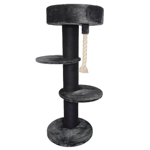 Poste arranhador cinza escuro para Maine Coon Sleeper Blackline