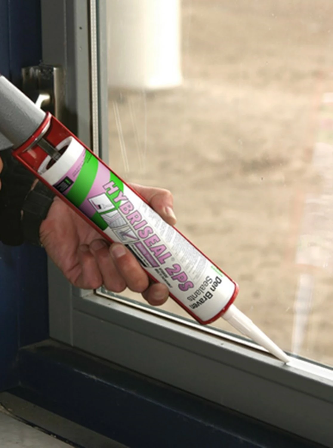 Zwaluw Den Braven 10870500 Hybriseal 2PS Beglazingskit - Grijs - 290ml