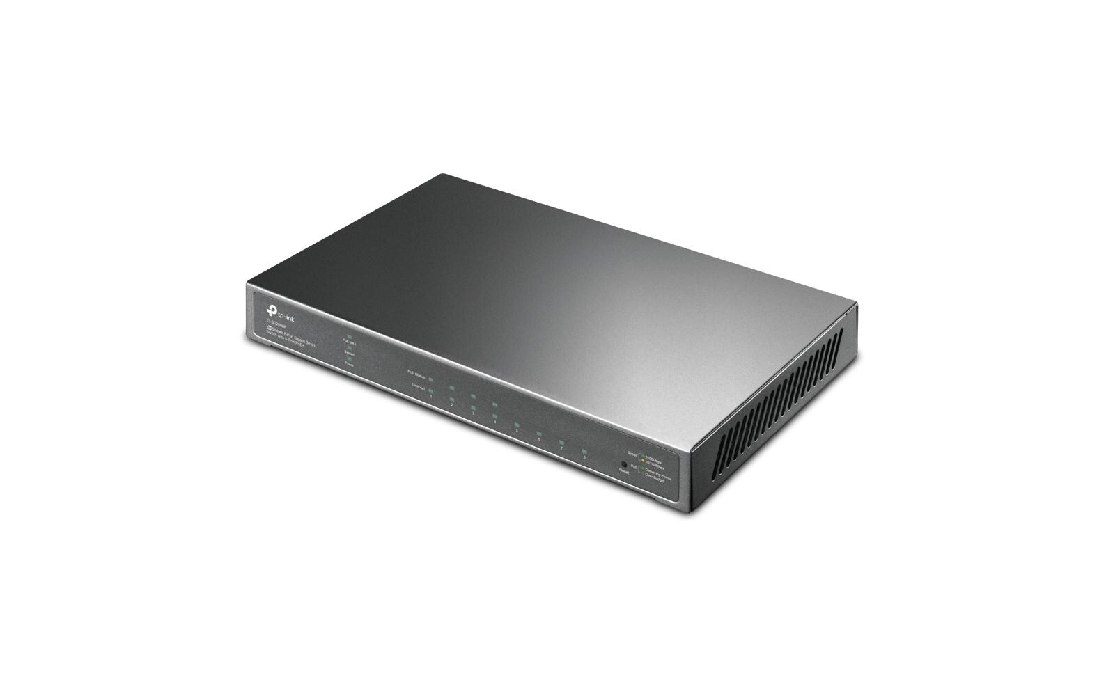 PoE+ Switch Managed Switch 8 x 1G SG2008P 8 PortOmada 8-Port Gigabit Smart Switch mit 4-Port PoE+