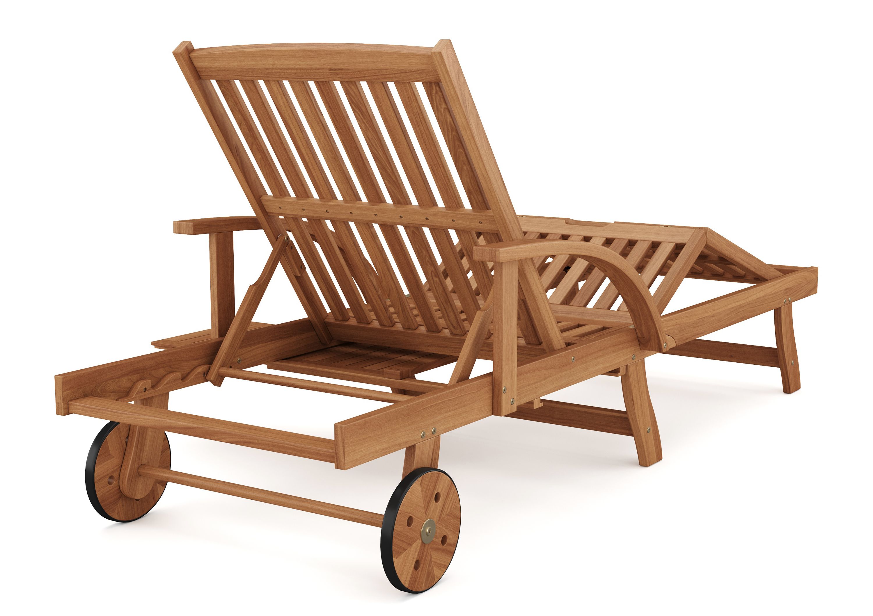 Liegestuhl Holz LEVISA klappbar