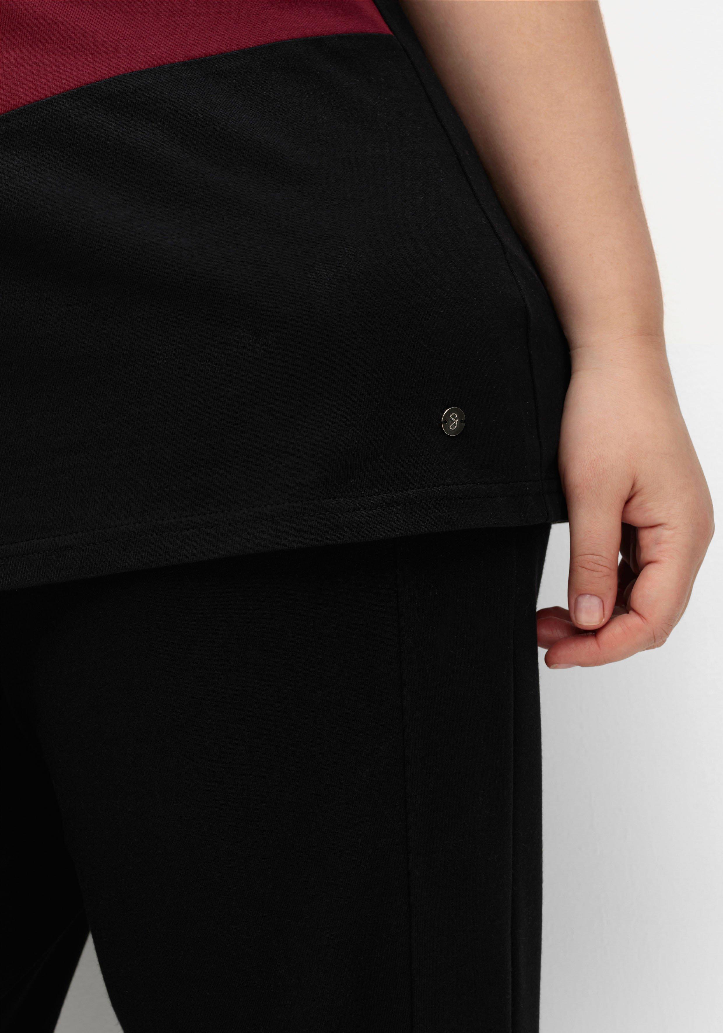 Oversized-Shirt in Colourblocking-Optik