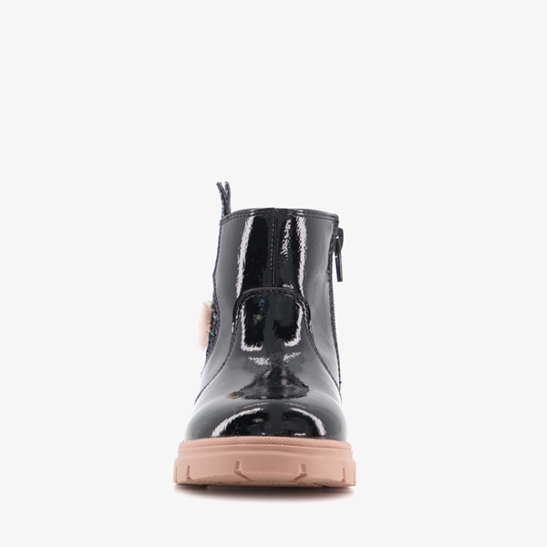 Blue Box meisjes chelsea boots met glitter konijn