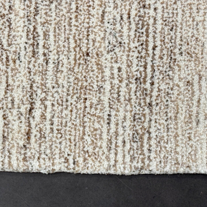 Wollen vloerkleed - Pedro Taupe | Gemêleerd design