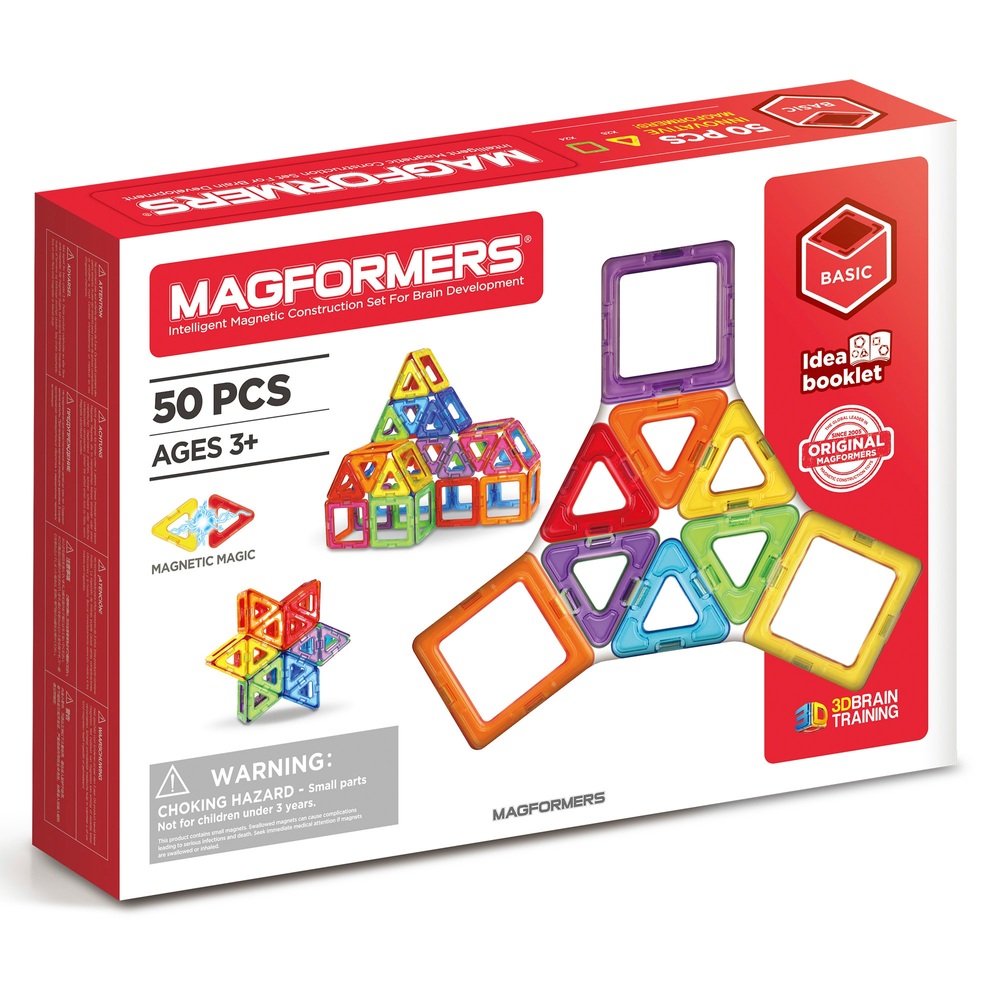 Magformers 50-teiliges magnetisches Konstruktionsset