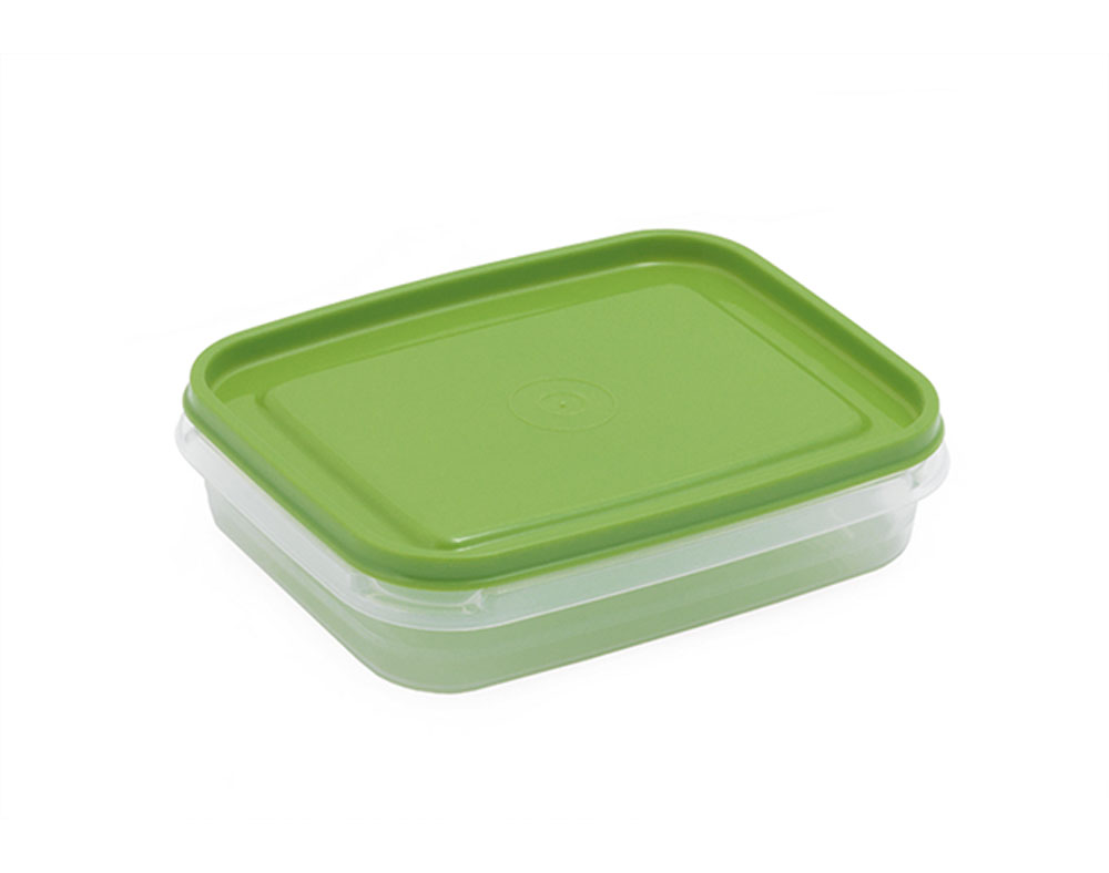 CAIXA HERMÉTICA RECTANGULAR MINI CANASTA 0.5L 16.5X13X4CM