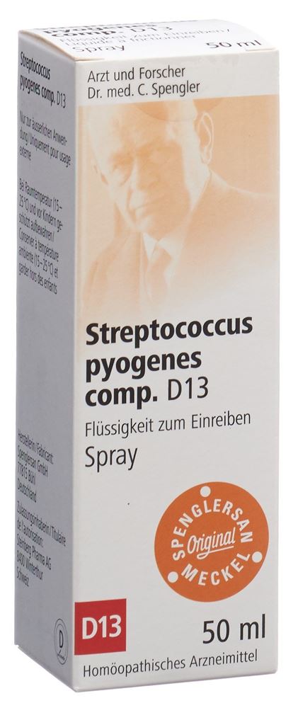 Spenglersan Streptococcus pyogenes comp. Spray 13 D Classic Spray 50 ml