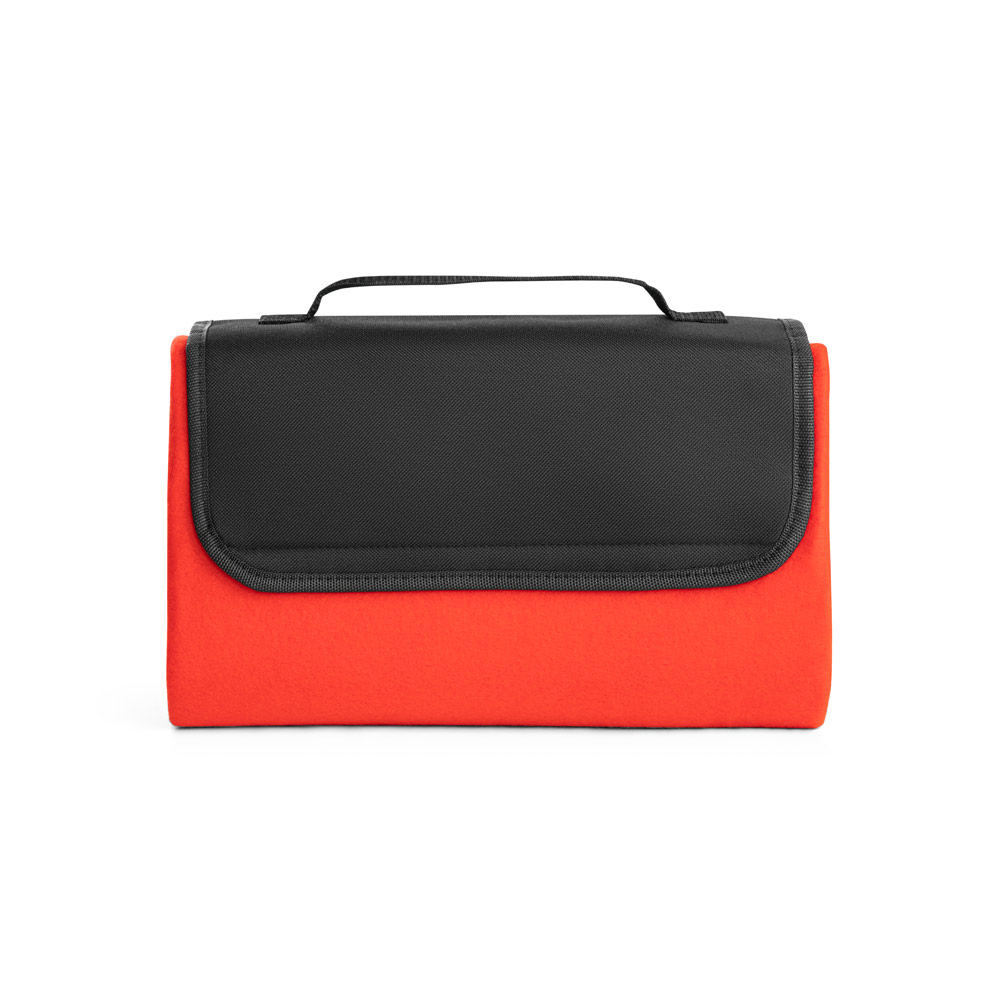 hi!dea 99076 - Couverture pique-nique en polaire (180 g/m²) avec visière