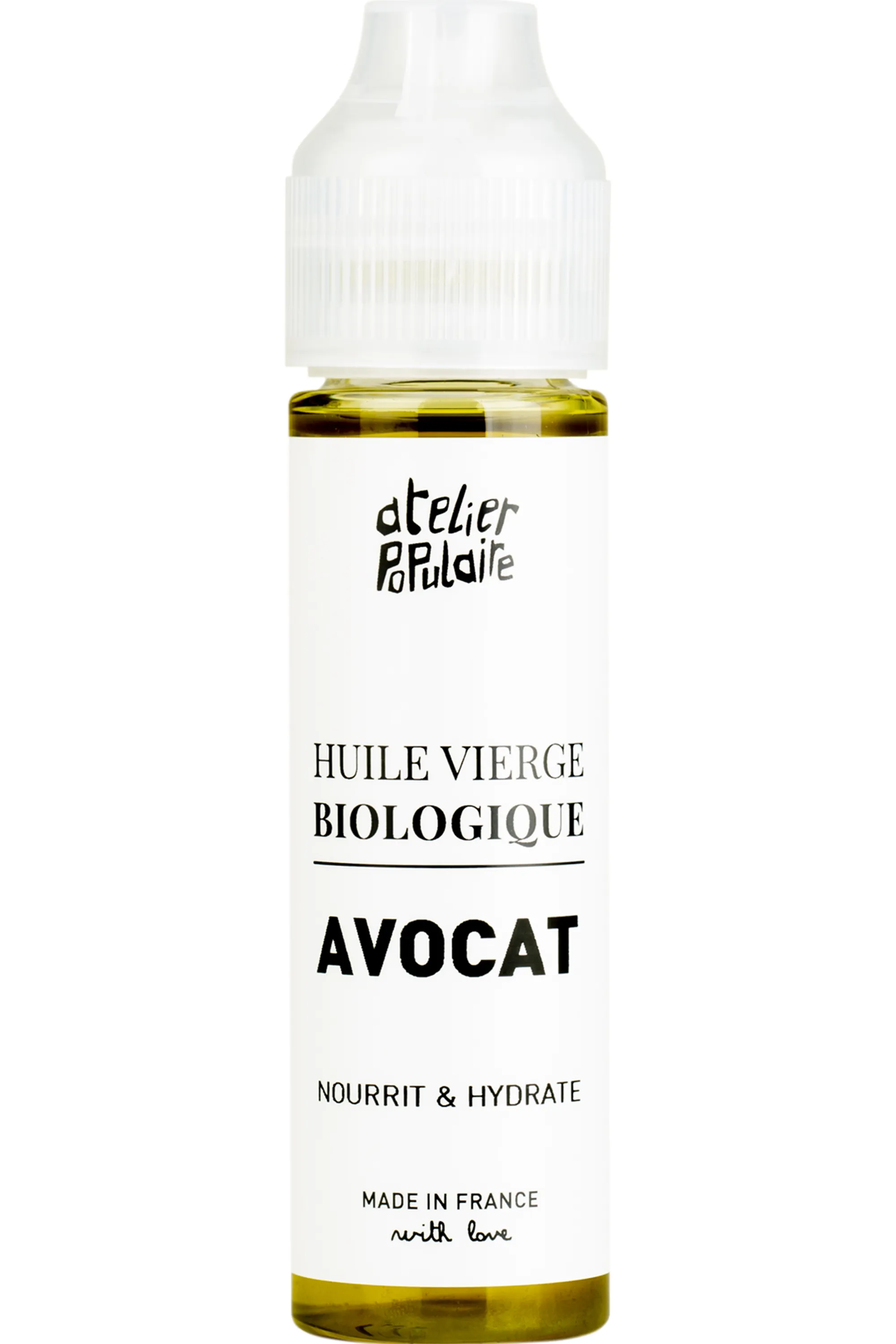Atelier Populaire Huile vierge d’avocat bio-120 ml
