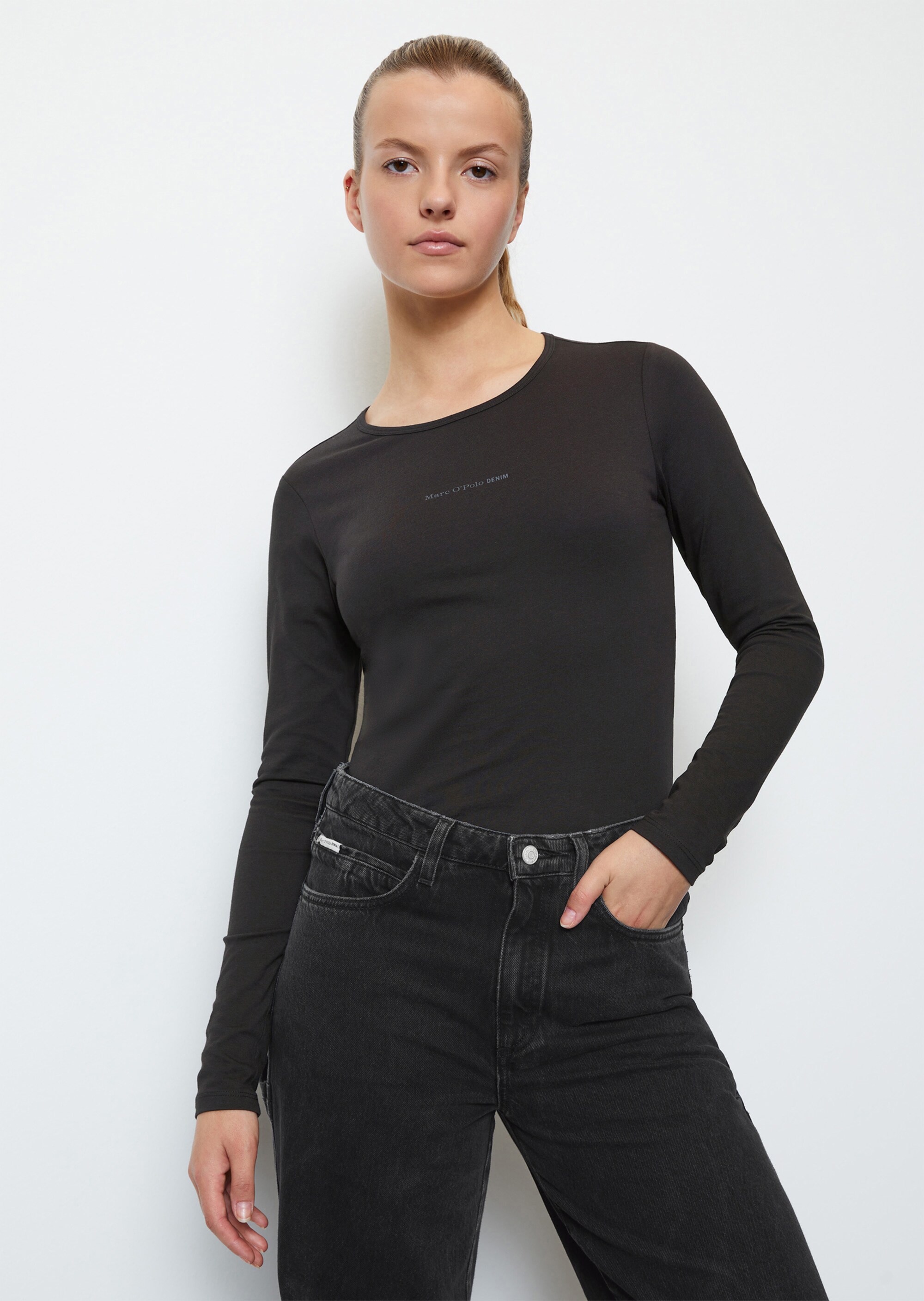 DfC Longsleeve slim aus Basic-Single-Jersey