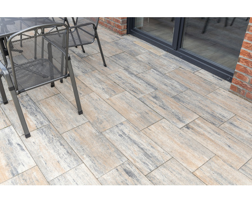 Betonnen terrasplaat iStone Modern schelpkalksteen 60 x 30 x 5 cm