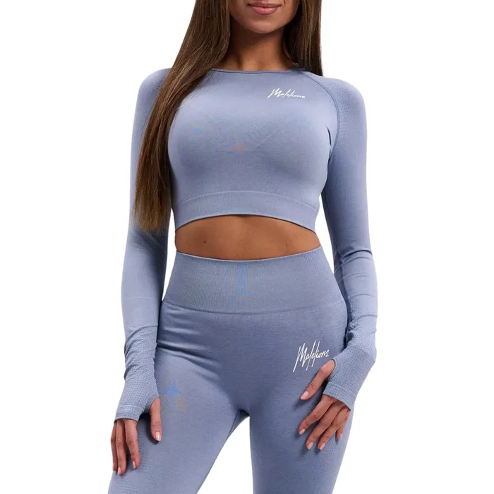 Malelions Sport Seamless Cropped Shirt Dames