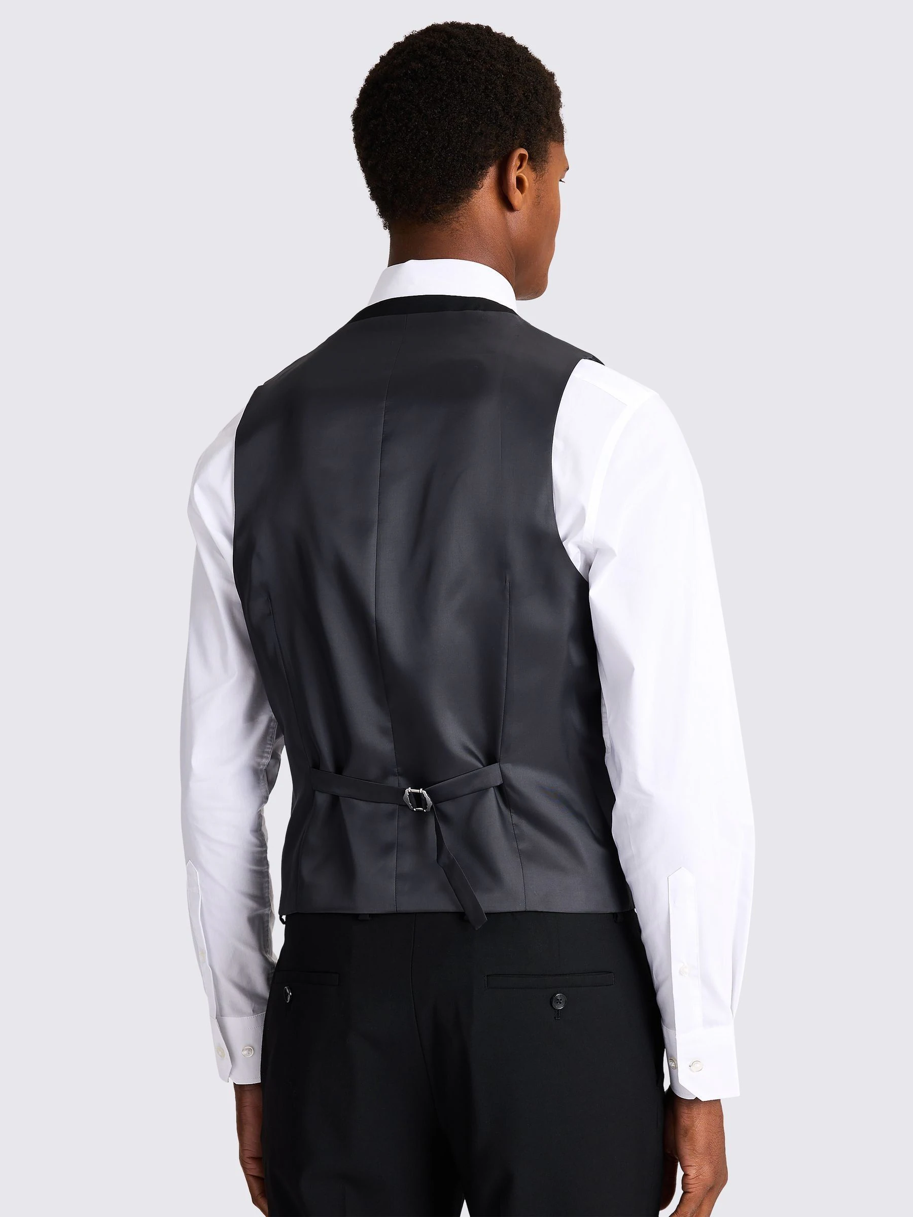 Zwart - MOSS Slim Fit Stretch Gilet