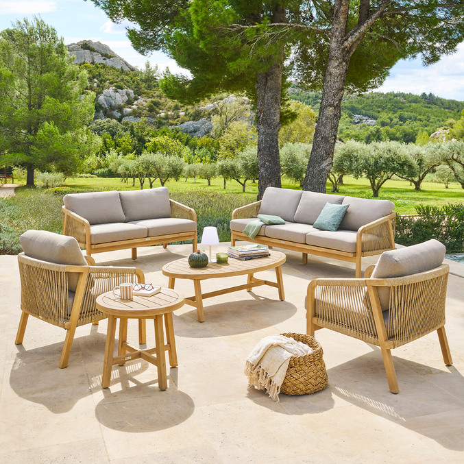 Salon de jardin PAPOUASIE Acacia