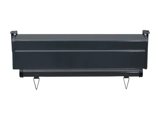 Auvent paravent store brise-vue noire 60 x 250 x 50 cm 02_0007036