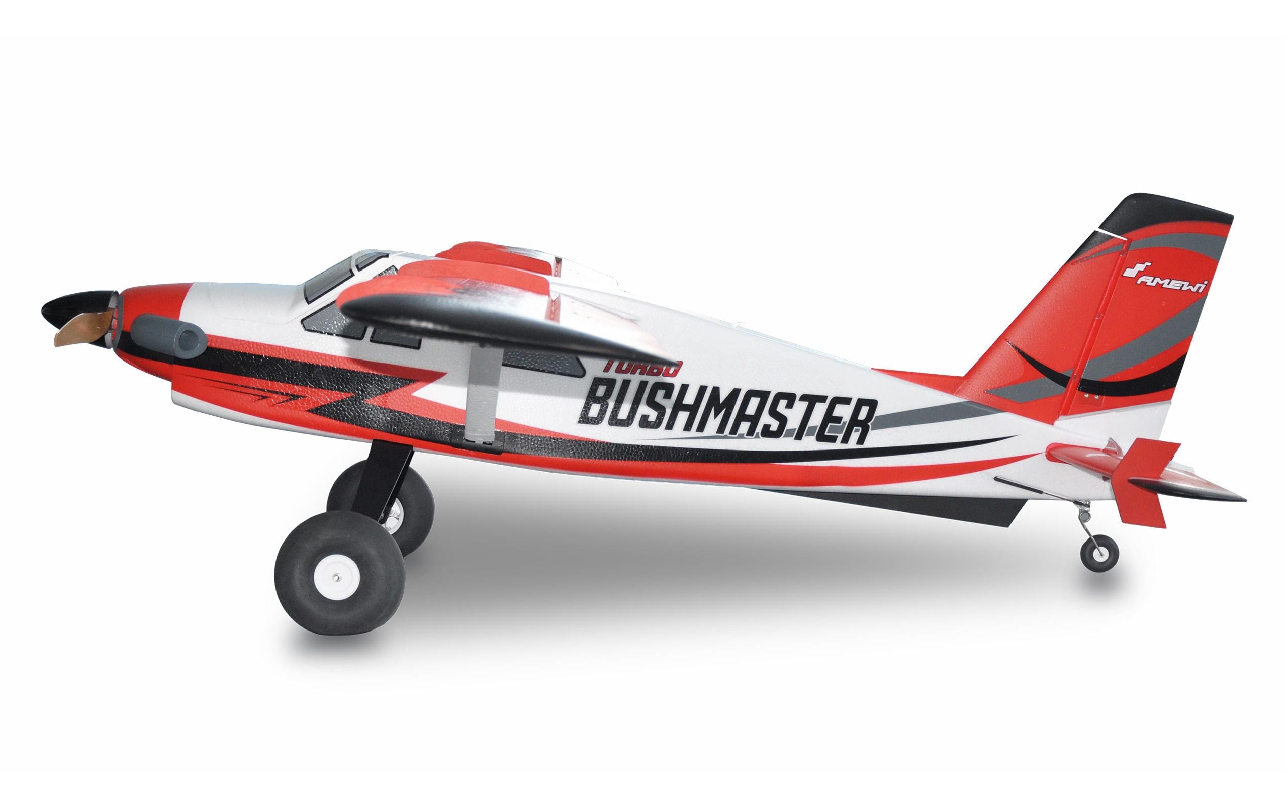 Motorflugzeug AMXFlight Turbo Bushmaster 1830 mm STOL PNP<br>Kunstflugtaugliches STOL Modellflugzeug mit Brushless Antrieb