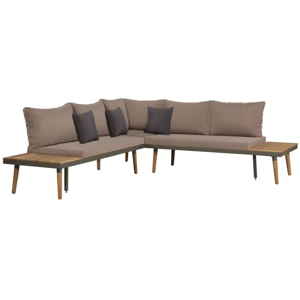 vidaXL - Tuinset - Bruin - Hout