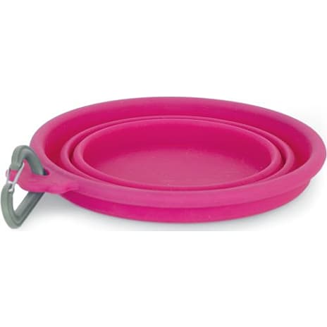 Hunderejseskål 0,76 liter - pink
